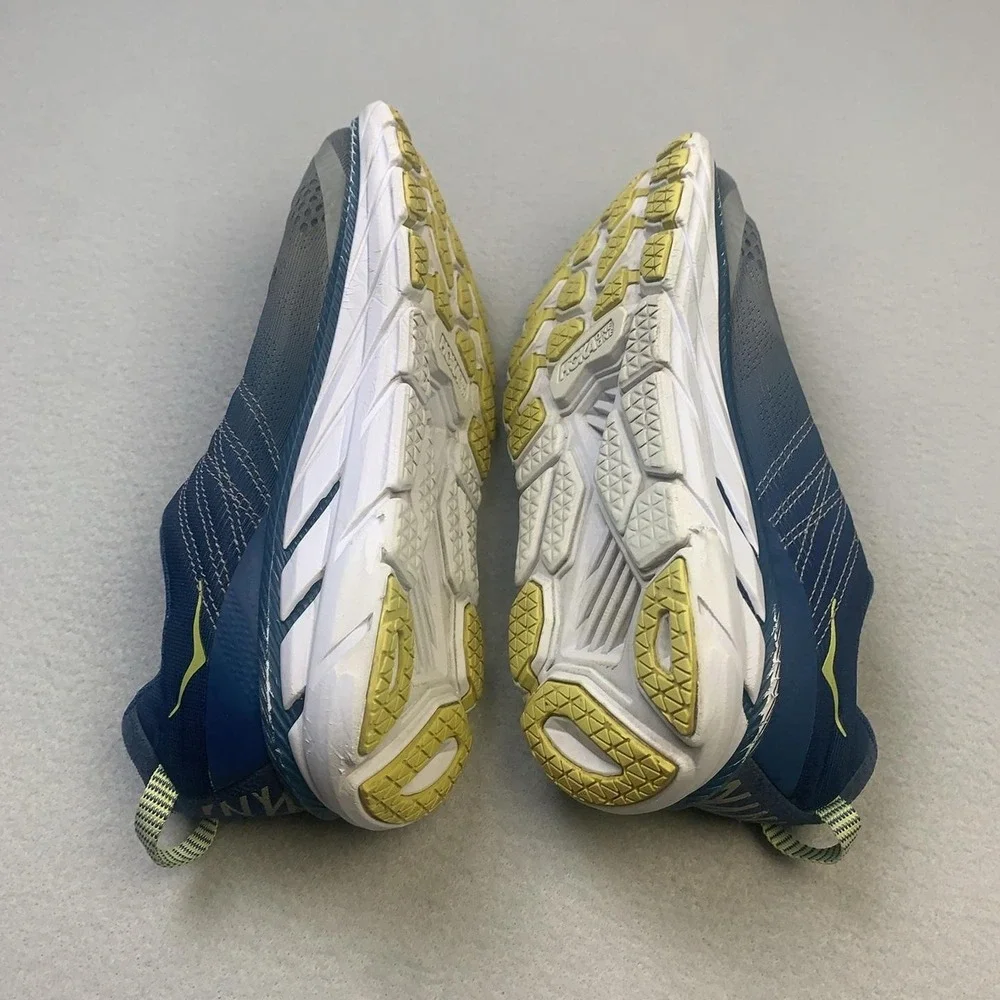 Hoka One One Clifton 6 Shoes Womens Size 9.5 Blue Running Sneakers 1102873
